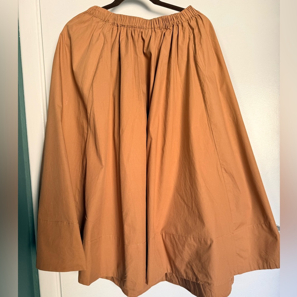 Veveret Chic Brown A-Line Women's Skirt - Picture 2 of 6